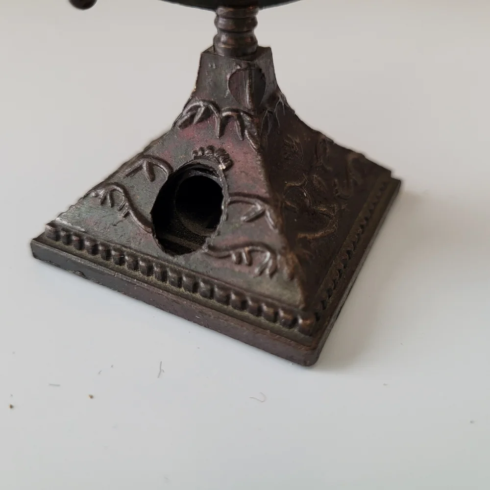 Vintage Hong Kong Die Cast Metal Miniature Globe Pencil Sharpener - Picture 11 of 16